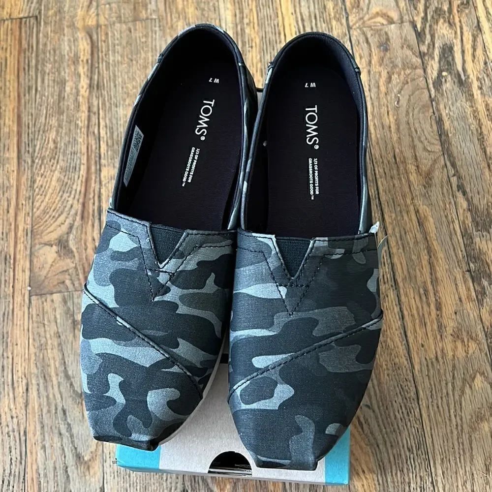 Toms Alpargata Black Forest Camouflage